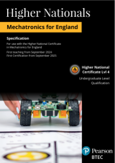 BTEC HN Mechatronics for England specification