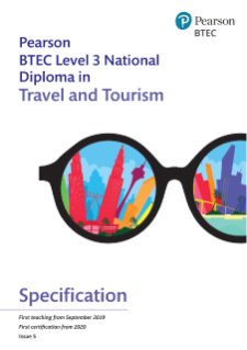 BTEC National Certificate in Travel and Tourism: Specification