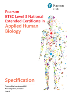 Specification - BTEC National Extended Certificate in Applied Human Biology