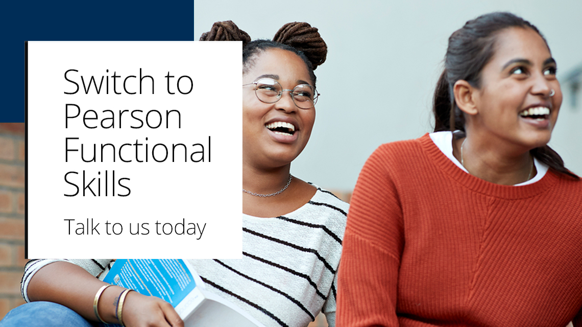 Switch to Pearson Functional Skills 