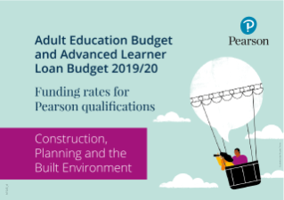 Construction, Planning and the Built Environment Pearson qualifications - Adult Education Funding 2019-20