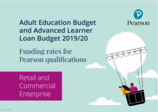 Retail and Commercial Enterprise Pearson qualifications - Adult Education Funding 2019-20