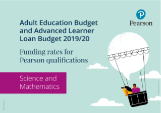 Science and Mathematics Pearson qualifications - Adult Education Funding 2019-20