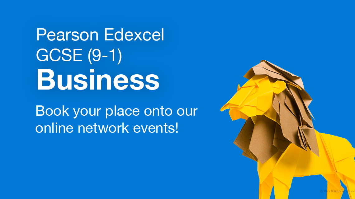Book your place onto our GCSE Business online network events