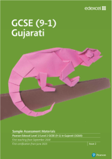 Sample Assessment Material - GCSE Gujarati