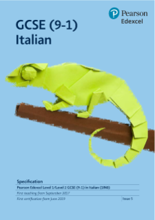 Specification - GCSE Italian