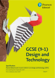 GCSE Design and Technology Specification (1DT0)