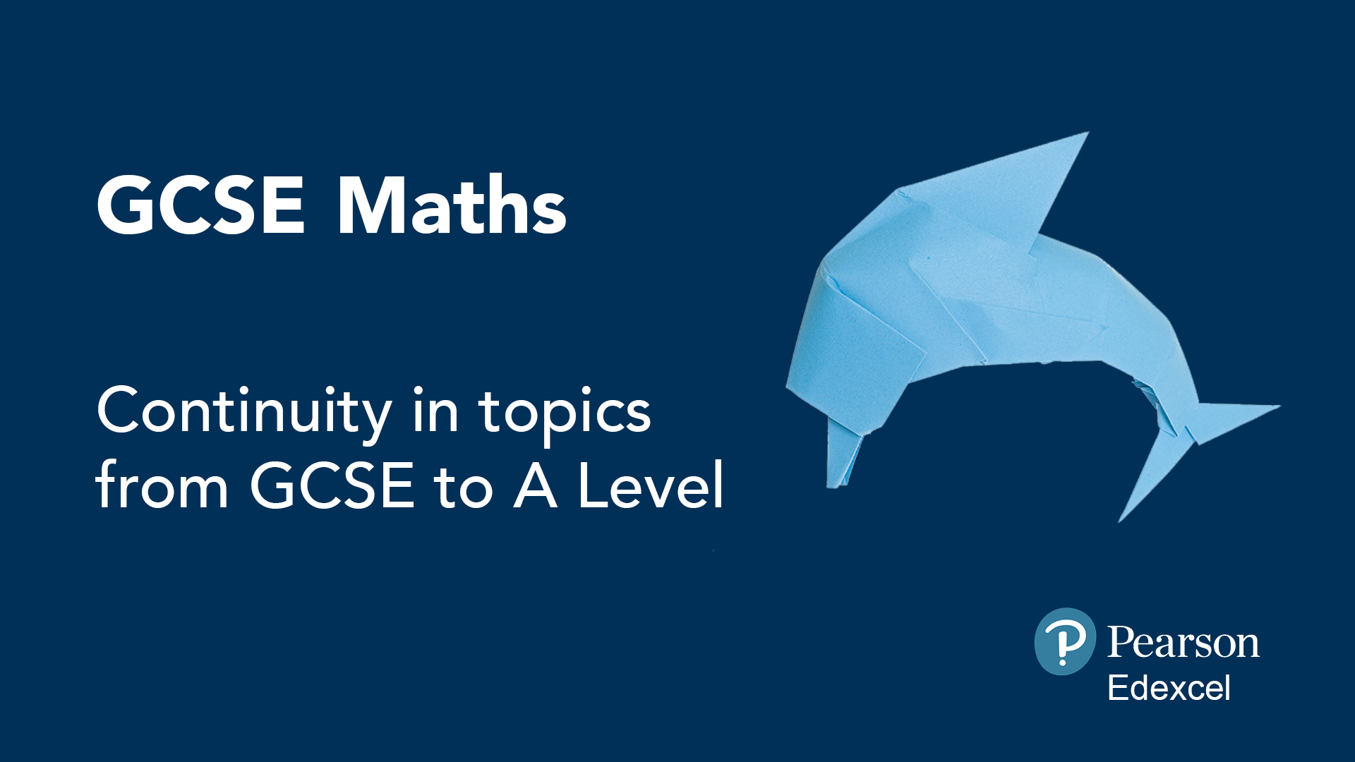 GCSE Maths: Continuity in topics from GCSE to A level