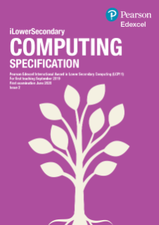 Pearson Edexcel iLowerSecondary Computing specification