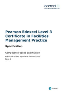 Level 3 Certificate in Facilities Management Practice