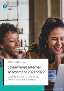 Streamlined Internal Assessment 2021/2022