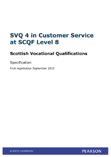 Specification - Customer Service (L8)