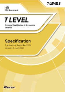 T level T Level Accounting Specification