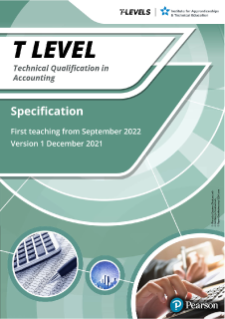 T Level Technical Qualification in Accounting: Specification