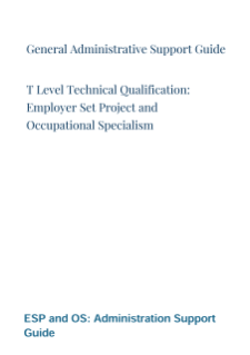 ESP and OS Project Administration Support Guide