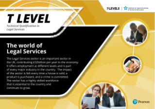 T Levels in Legal Services brochure