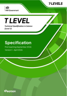 T Level Technical Qualification in Science