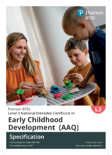 Early Childhood Development: Specification