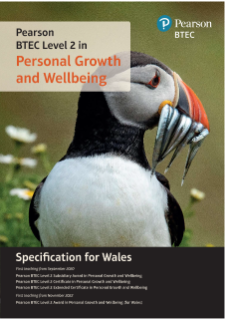 BTEC Personal Growth and Wellbeing Specification Level 2: Specification (Wales)