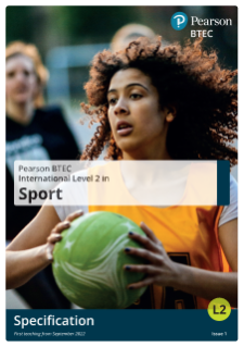 Pearson BTEC International Level 2 in Sport specification
