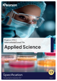 BTEC International Level 3 in Applied Science Specification