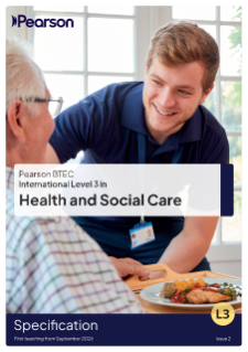 BTEC International L3 Health and Social Care (2027) specification 