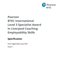 Liverpool Coaching Employability Skills specification