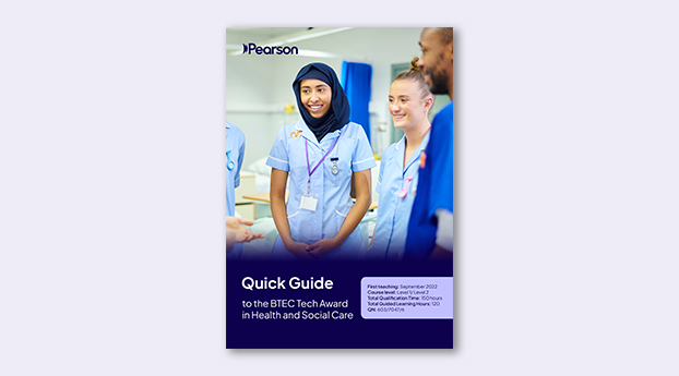 Health and Social Care Quick Guide front cover