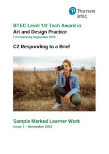 Sample Marked Learner Work - Component Two