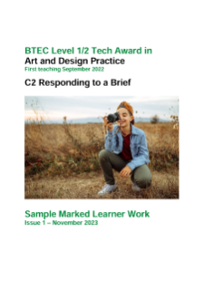 Sample Marked Learner Work - Component Two