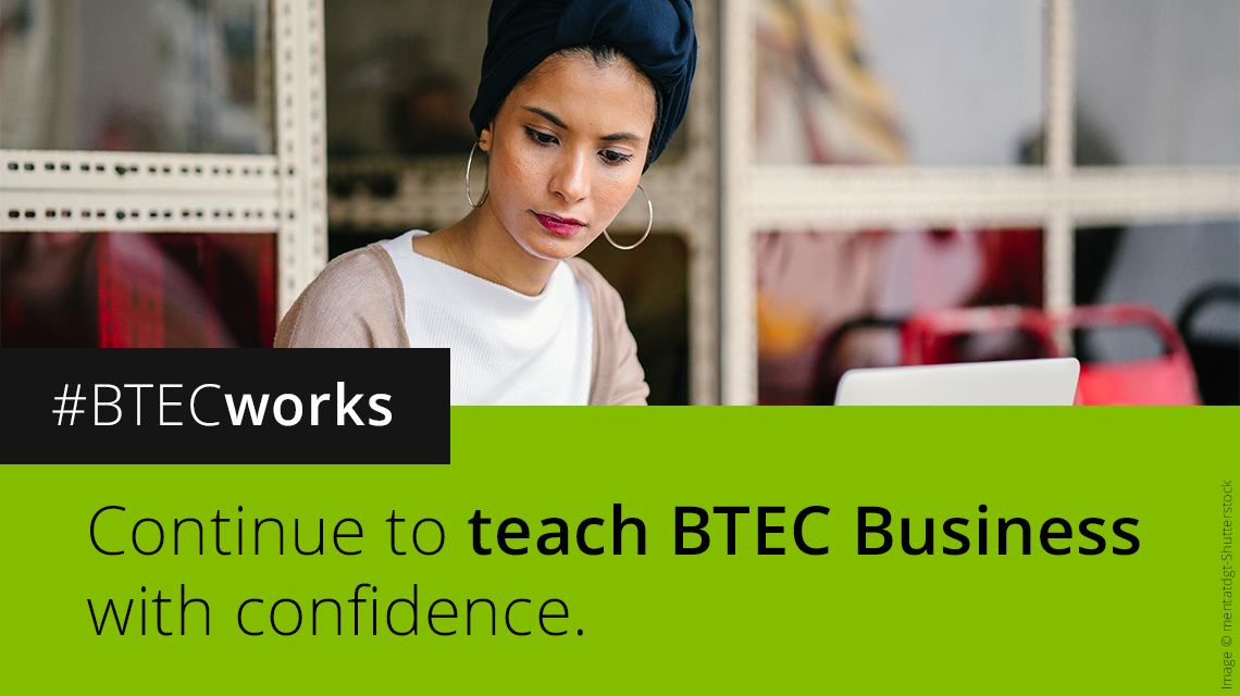 Continue to teach BTEC Business with confidence