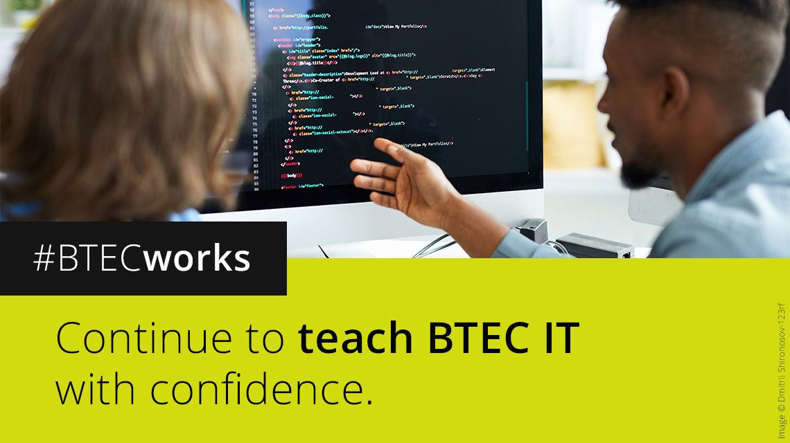Continue to teach BTEC IT with confidence