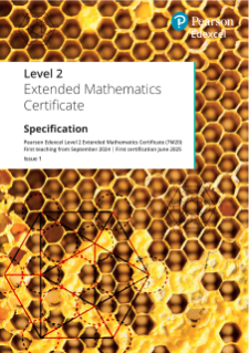 Level 2 Extended Maths Certificate specification