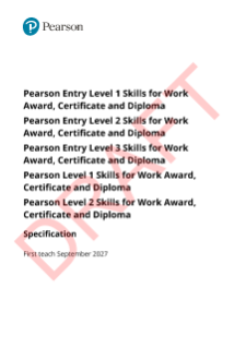 Pearson Skills for Work specification